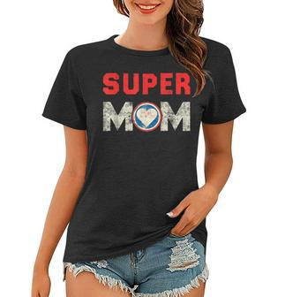 Super Mom Superheroine Mama Mother Heroine Star Sign Women T-shirt - Thegiftio UK