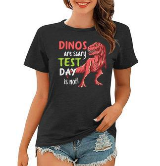 Test Day Not Scary Shirt Test Exam Teacher Joke School Shirt Women T-shirt | Mazezy