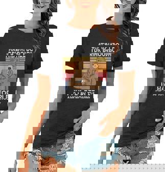 That Is What I Do I Drink Bourbon I Hate People Retro Women T-shirt - Thegiftio