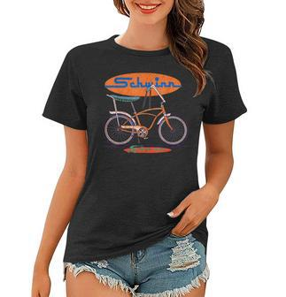 The Vintage Schwinn Banana Bike Women T-shirt | Mazezy