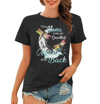 This Nana Lover Her Grandkids To The Moon And Back Women T-shirt - Seseable
