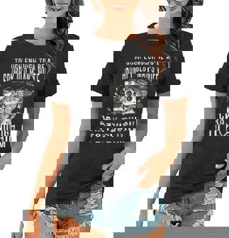 Tough Enough To Be A Grumpy Old Mans Wife Women T-shirt | Mazezy