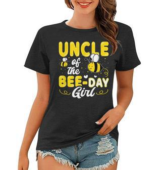 Uncle Of The Bee Day Girl Hive Party Matching Birthday Women T-shirt | Mazezy CA