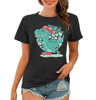 Unclesaurus Rex Funny Gift For Uncle Women T-shirt | Mazezy