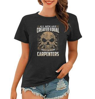 Union Carpenters Graphic Art American Proud Laborer Women T-shirt - Thegiftio UK