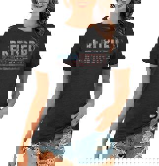 Us Air Force Retired American Flag Military Veteran Gift Women T-shirt | Mazezy