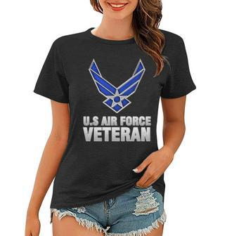 Us Air Force Veteran - Vintage Usaf Veteran Women T-shirt - Seseable