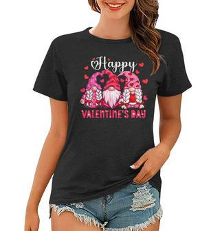 Valentine Gnome Love Valentines Day Gnomes Friends Squad Women T-shirt - Seseable
