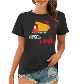 Valentines Day Gifts For Men Droppin Off Some Love Him Her Women T-shirt - Seseable