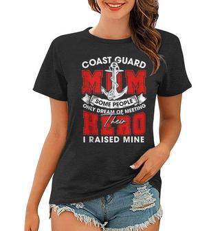 Veteran Quotes - Coast Guard Mom Women T-shirt - Seseable