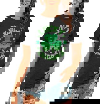 Vintage Lucky Charmer Shamrock St Patricks Day Women T-shirt | Mazezy