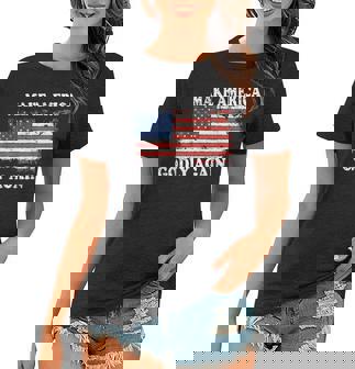 Vintage Make America Godly Again Women T-shirt - Thegiftio UK