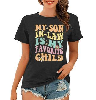 Vintage My Son In Law Is My Favorite Child Mothers Day Women T-shirt | Mazezy