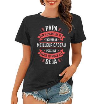 Vintage Papa Für Vatertag Geschenk Zum Geburtstag Oder Papa Frauen Tshirt - Seseable