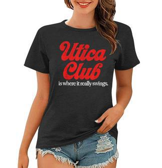 Vintage Utica Club Vintage Beer Lover Gift Women T-shirt - Seseable