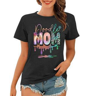 Womens Doodle Mom Dog Lovers Goldendoodle Pet Owner Mothers Day Women T-shirt - Thegiftio UK
