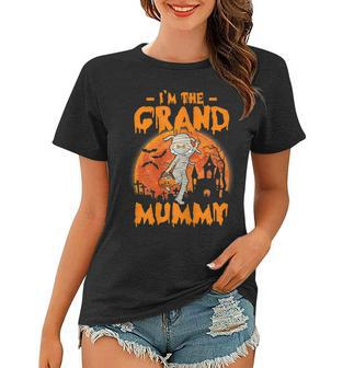 Womens Funny Grandma Halloween Costume Gifts Im The Grand Mummy Women T-shirt - Thegiftio UK