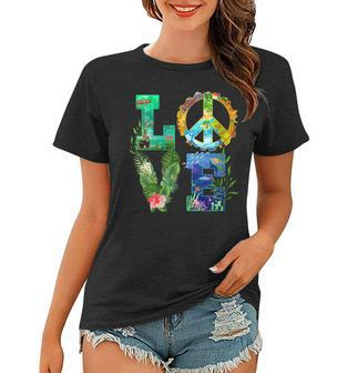 Womens Love World Earth Day 2023 Peace Save Planet Environmental Women T-shirt | Mazezy