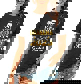 Womens Proud Grandma Of A Class Of 2023 Graduate Senior Graduation Women T-shirt | Mazezy