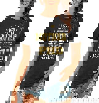 Womens Proud Mother Class Of 2023 Phd Graduate Doctorate Graduation Women T-shirt | Mazezy