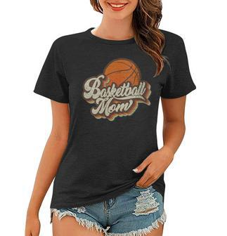 Womens Retro Basketball Mom Sports Mama Mothers Day Women T-shirt - Thegiftio UK