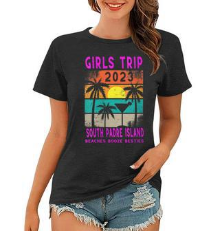 Womens South Padre Island Girls Trip 2023 Students Vacation Party Women T-shirt | Mazezy