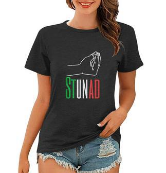 Words In Italian Stunad Italian Funny Italy Gift Women T-shirt - Thegiftio UK