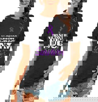World Narcissistic Abuse Awareness Surviving Survivor Women T-shirt - Thegiftio UK