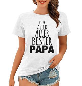 Allerbester Papa Frauen Tshirt, Vatertag & Geburtstag Geschenkidee - Seseable