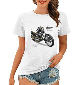 American Legend Motorbike Women T-shirt - Monsterry DE