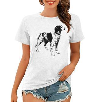 Brittany Spaniel Dog T Love Dogs Mothers Fathers Day Women T-shirt - Thegiftio UK