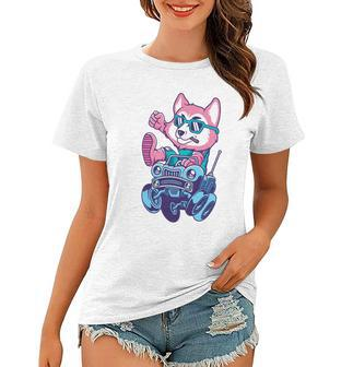 Car Racer Fox Women T-shirt - Monsterry CA