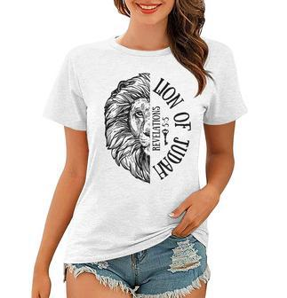 Christian Faith Jesus Inspirational Quotes Lion Women T-shirt - Seseable