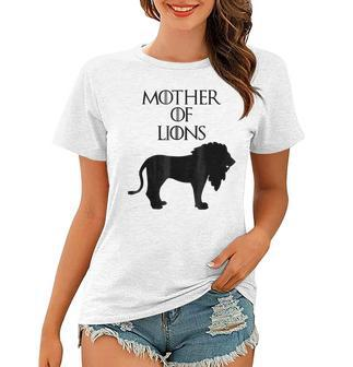 Cute & Unique Black Mother Of Lions E010453 Women T-shirt | Mazezy