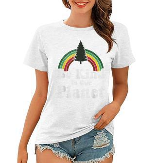 Earth Day Be Kind To Our Planet Retro Vintage Cute Earth Day Women T-shirt | Mazezy