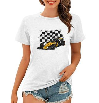Formula One - Formula 1 - Racing Flag Women T-shirt - Thegiftio UK