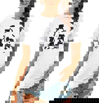 Funny Crazy Cat Lady Pinup Model Girl For Best Mom Dad Ever Women T-shirt | Mazezy