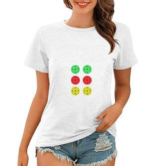Funny Pickleball Check Out My Six Pack Women T-shirt - Monsterry