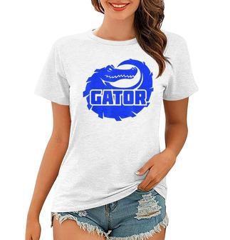 Gator Blue Alligator Women T-shirt - Thegiftio UK