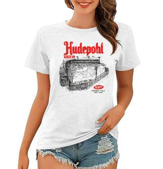 Hudepohl Beer Crosley Field Women T-shirt | Mazezy