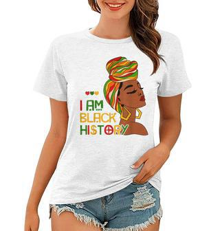 I Am Black History Month African American For Womens Girls V2 Women T-shirt - Thegiftio UK