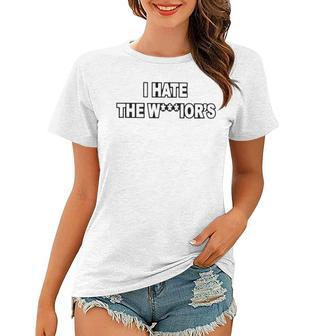 I Hate The Warrior’S Women T-shirt | Mazezy