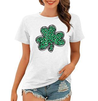 Irish Lucky Shamrock Green Clover St Patricks Day Patricks Women T-shirt - Seseable