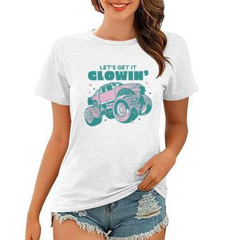 Let It Glowin Monster Truck Women T-shirt - Monsterry DE