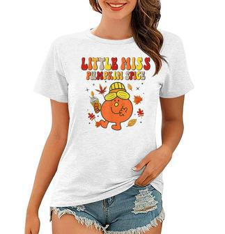 Little Miss Pumpkin Spice Cute Fall Pumpkin Thanksgiving V2 Women T-shirt - Thegiftio UK