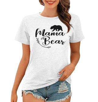 Mama Bear Mom Life Cute Top Gifts Boho Arrow Outfit Gift For Womens Women T-shirt | Mazezy