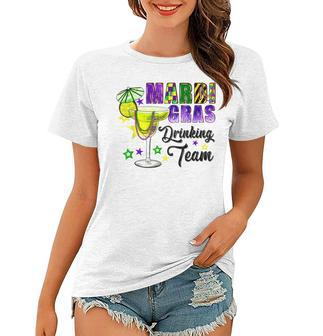 Mardi Gras Drinking Team Funny Drinking Lovers Party V2 Women T-shirt - Seseable