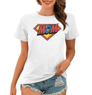 Mom Super Hero Superhero Mothers Day Gift For Womens Women T-shirt - Thegiftio UK