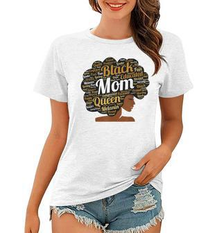 Mother’S Day Junenth Black Mom Queen Afro African Woman Women T-shirt | Mazezy