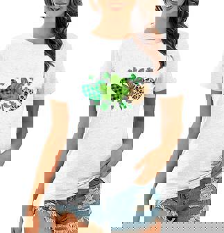 Not Lucky Simply Blessed Christian St Patricks Day Irish Women T-shirt | Mazezy